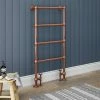 Bloomsbury Copper 598 x 1194mm Floor Mounted Towel Rail