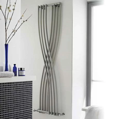 Nexus Silver Vertical Designer Radiator (H1775 x W448mm) 4 Nexus Silver Vertical Designer Radiator (H1775 x W448mm) - Image 2