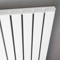 Hudson Reed Sloane 600 x 586mm Horizontal Single Panel Radiator - Anthracite - HLA55 -Radiators Shop Sloane Single D1 460 1