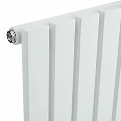 Hudson Reed Sloane 600 x 586mm Horizontal Single Panel Radiator - Anthracite - HLA55 -Radiators Shop Sloane Single D2 460 1