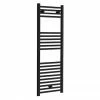 Toreno Black W400 x H1200mm Heated Towel Rail - Straight -Radiators Shop TRB412 p