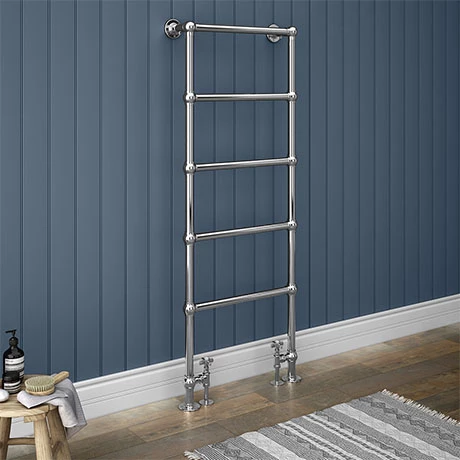 Chatsworth Floor Mounted Towel Rail 1550 x 600mm - Chrome 3 Chatsworth Floor Mounted Towel Rail 1550 x 600mm - Chrome