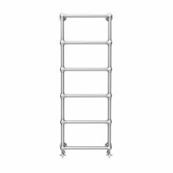 Chatsworth Wall Mounted Towel Rail 1550 x 600mm - Chrome -Radiators Shop TRWM15 detail2 460