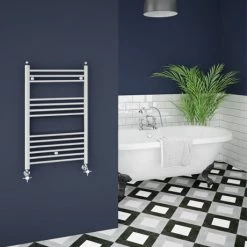 Trafalgar W500 x H800mm Traditional Heated Ladder Towel Rail - Straight