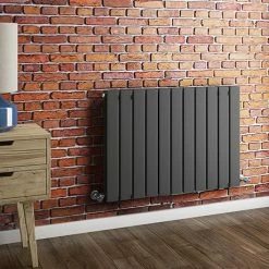 Urban Horizontal Radiator - Anthracite - Double Panel (600mm High)