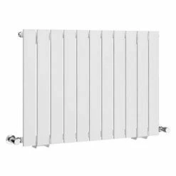 Urban Horizontal Radiator - White - Single Panel (600mm High) -Radiators Shop UHRWSP detail2 460
