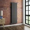 Urban Vertical Radiator - Anthracite - Single Panel (1600mm High) 2 Urban Vertical Radiator - Anthracite - Single Panel (1600mm High) -Radiators Shop UVRASP n prod