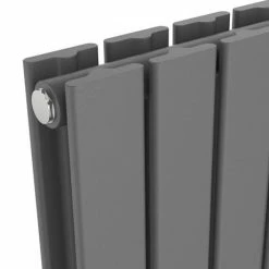 Urban 1800 x 304mm Vertical Double Panel Anthracite Radiator -Radiators Shop Urban Vertical Double Anthracite 460 4
