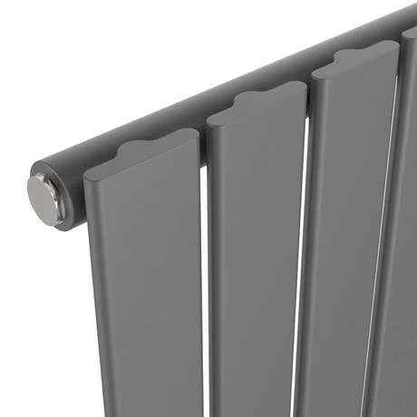 Urban Vertical Radiator - Anthracite - Single Panel (1600mm High) 4 Urban Vertical Radiator - Anthracite - Single Panel (1600mm High) - Image 2