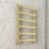 Venice Brushed Brass Designer Heated Towel Rail (500 x 800mm)