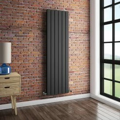 Urban Vertical Radiator - Anthracite - Double Panel (1600mm High)