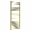 Venice Giro Heated Towel Rail - Brushed Brass (1188 x 500mm) -Radiators Shop VGTR125BB p