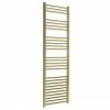 Venice Giro Heated Towel Rail - Brushed Brass (1600 x 500mm)