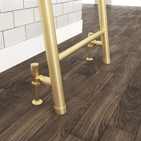 Venice Brushed Brass Leaning Ladder 1800 x 500mm Heated Towel Rail 6 Venice Brushed Brass Leaning Ladder 1800 x 500mm Heated Towel Rail - Image 4