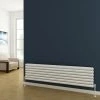 Metro Horizontal Radiator - White - Double Panel (1600mm Wide)