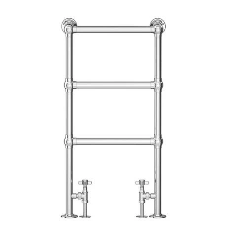 Chatsworth Traditional 949 x 498mm Chrome Towel Rail 5 Chatsworth Traditional 949 x 498mm Chrome Towel Rail - Image 3