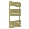 Venice Pannello Heated Towel Rail - Brushed Brass (840 x 500mm) -Radiators Shop VPTR85BB p