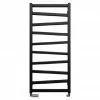 Crosswater Wedge Towel Rail - 500 x 1096mm - Metallic Black Matte -Radiators Shop WD50X109MB P