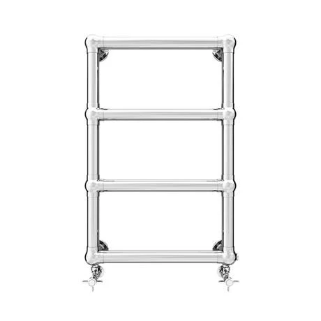 Chatsworth Traditional 748 x 498mm Chrome Heated Towel Rail 5 Chatsworth Traditional 748 x 498mm Chrome Heated Towel Rail - Image 3
