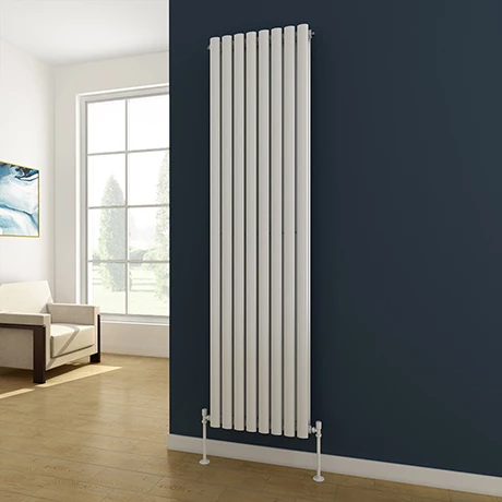 Metro Vertical Radiator - White - Double Panel (1800mm High) 3 Metro Vertical Radiator - White - Double Panel (1800mm High)