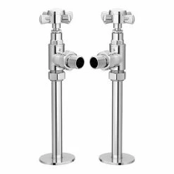 Traditional Mayfair Heated Towel Rail with Pair of Angled Crosshead Radiator Valves 10 Traditional Mayfair Heated Towel Rail with Pair of Angled Crosshead Radiator Valves -Radiators Shop X504 KES nw d2 460